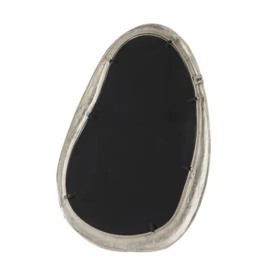 Silver Contemporary Wall Mirror, 23" x 2" x 35" {5}