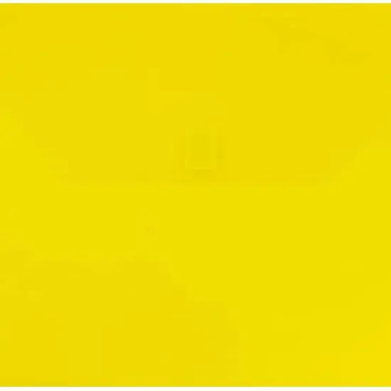 JAM Paper Booklet Plastic Envelopes with Hook & Loop Closure, 24ct. Yellow {4}