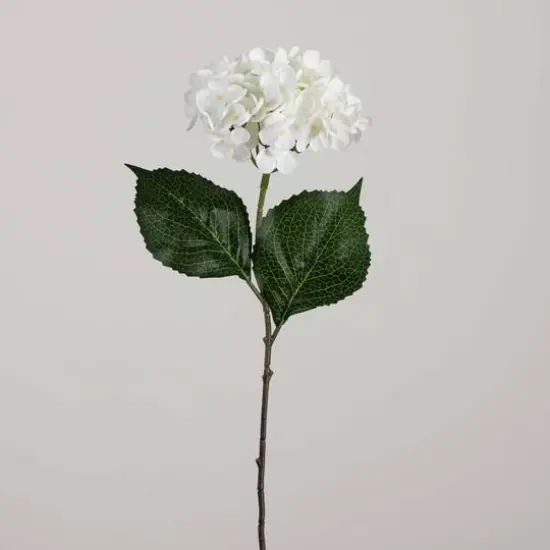 20" White Hydrangea Flower Stems, 3ct. {9}