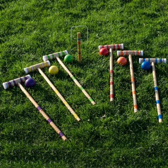 Toy Time Croquet Set with Carrying Case {3}