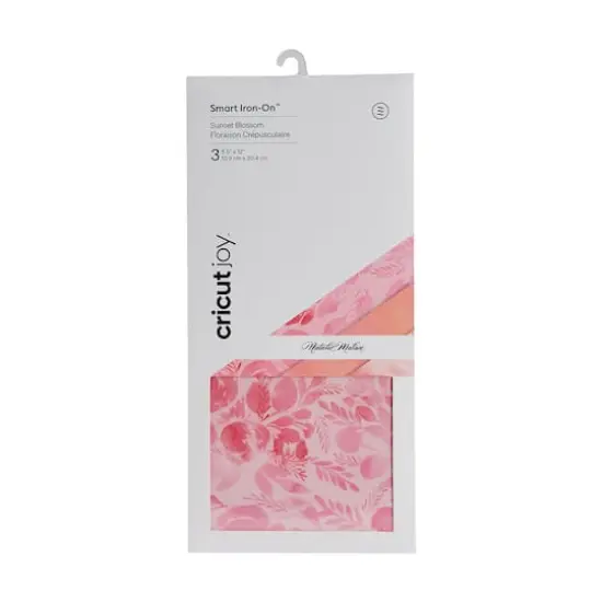 Cricut Joy&trade; Smart Iron-On&trade; Sunset Blossom Patterned Sampler {1}