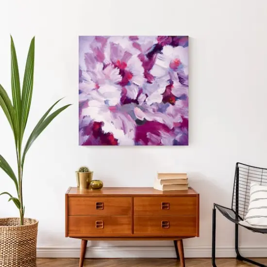 Lilac Florals 24" x 24" Canvas Wall Art {5}