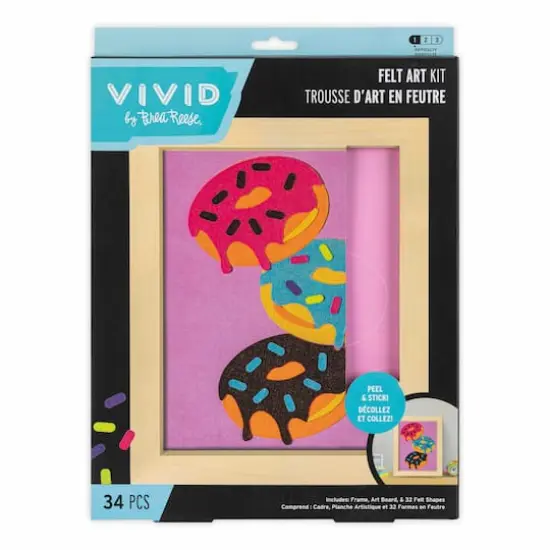 VIVID by Brea Reese&reg; Donuts Felt Art Kit {1}