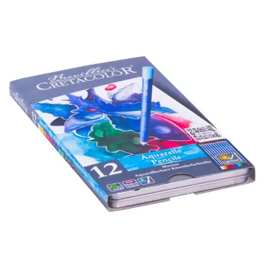 Cretacolor&reg; Marino Lightfast 12 Color Watercolor Pencil Set {6}