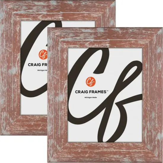 2 Pack Craig Frames American Barn Red Picture Frame {1}