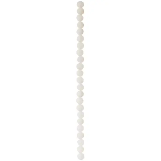 Matte White Crackle Agate Round Beads, 8mm by Bead Landing&trade; {4}