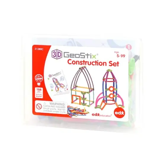 edxeducation&reg; GeoStix&reg; 3D Construction Play Set {4}