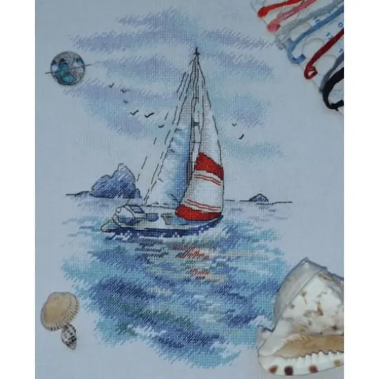 MP Studia Sea Regatta Cross Stitch Kit {11}