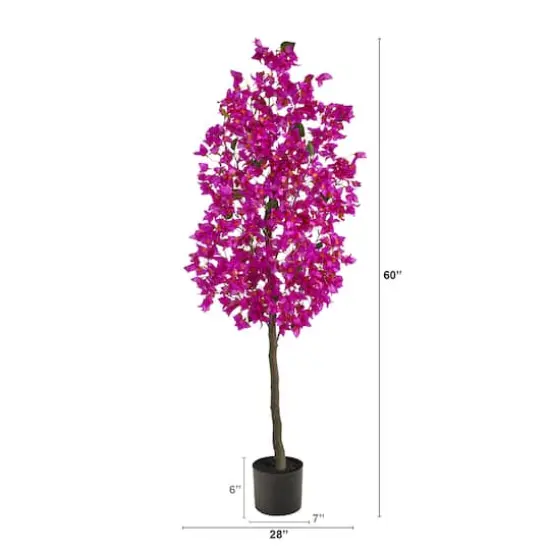 5ft. Bougainvillea Artificial Tree {3}