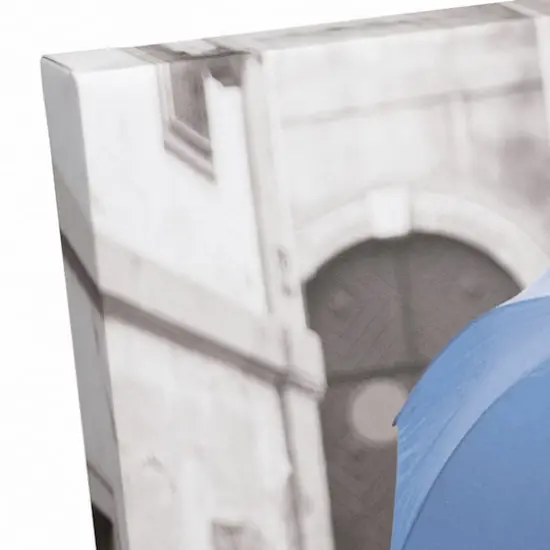 Blue Umbrella 12" x 18" Canvas Wall Art {4}