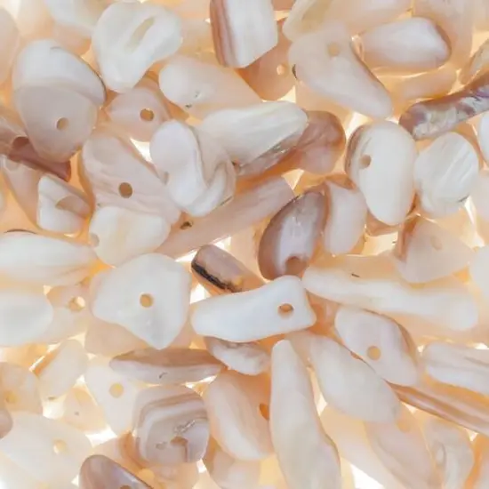 John Bead Natural Stone Chip Beads, 24g Natural Mix {1}