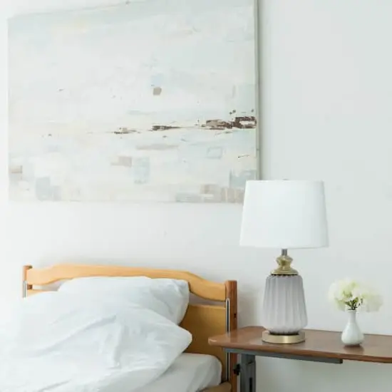 Lalia Home 25" Gray Fluted Ceramic and Metal Table Lamp with White Shade {6}