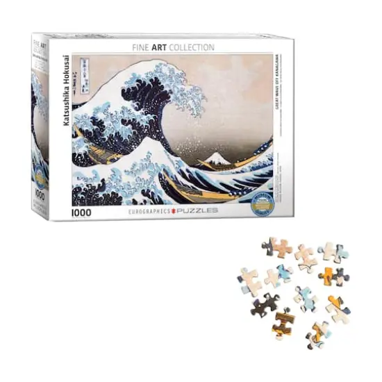 Katsushika Hokusai - Great Wave off Kanagawa: 1000 Pcs {5}