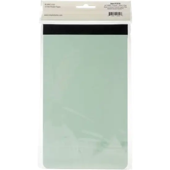 Simple Stories&trade; Sn@p!&trade; Flipbook Album, 4" x 6" Robin Egg {4}