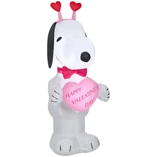 3.5ft. Airblown&reg; Inflatable Valentine's Day Snoopy with Heart Headband {1}