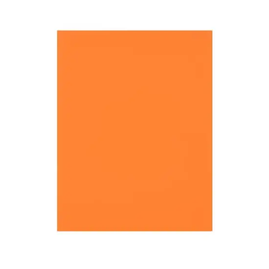 8.5" x 11" 65lb. Cardstock Paper Pack by Recollections&trade;, 50 Sheets Tangerine {6}