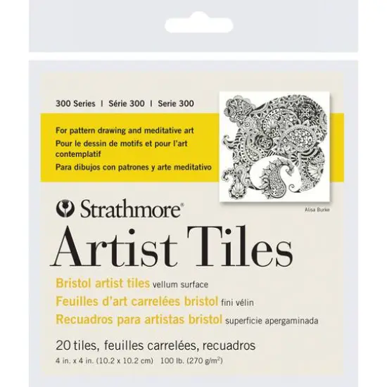 Strathmore&reg; 300 Series Bristol Artist Tiles, 6" x 6"  {2}