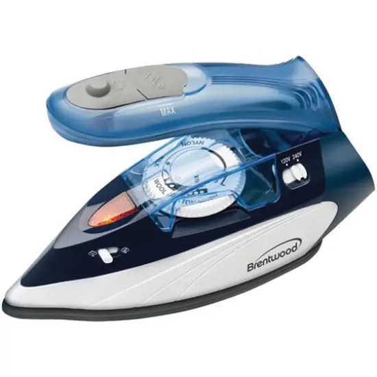 Brentwood&reg; Dual-Voltage Nonstick Travel Steam Iron {1}