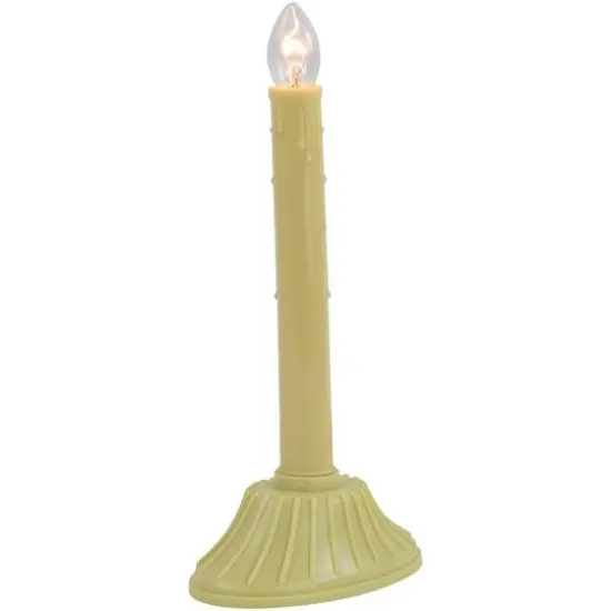 9.5" Ivory Single Light Christmas Candolier Candle Lamp  {4}