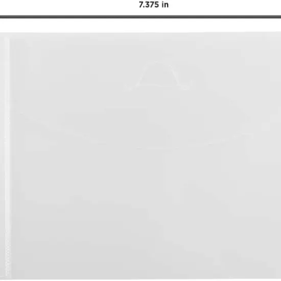 JAM Paper 5.5" x 7.38" Clear Plastic Tuck Flap Booklet Envelopes, 24ct. {3}