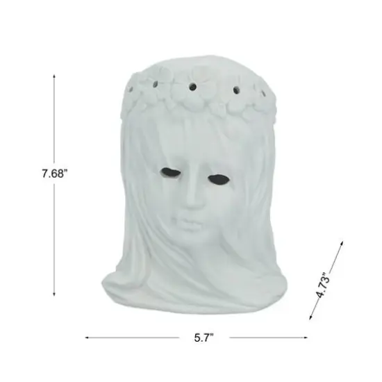 7.75" DIY Ceramic LED Veiled Lady D&eacute;cor by Make Market&reg; {5}