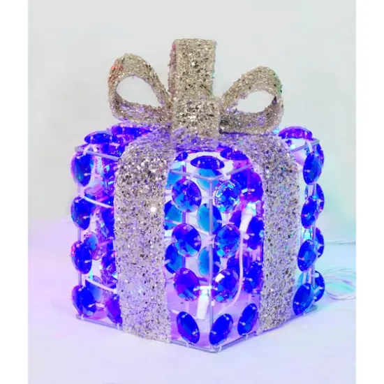 3-Piece Random Twinkle LED Diamond Beads Gift Box Sculpture Set {4}