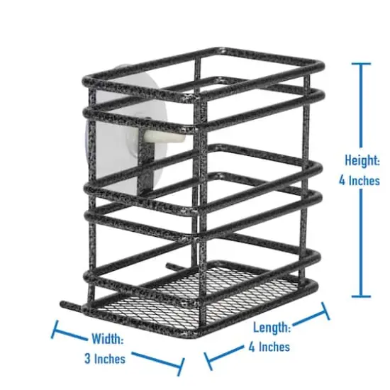 Laura Ashley Dark Gray Speckled Sponge Holder {5}