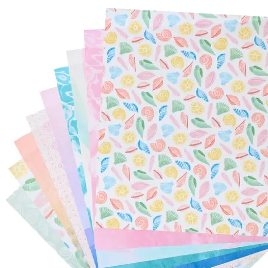 12" x 12" Seaglass Paper Pad by Recollections&trade;, 180 Sheets {5}