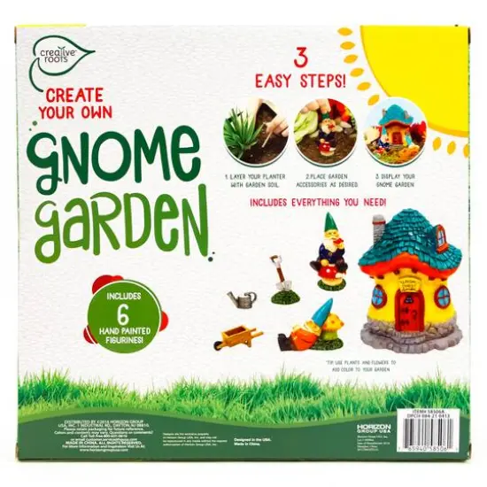 Creative Roots&reg; Gnome Garden Terrarium {4}