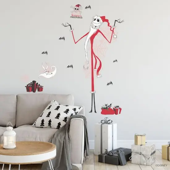 RoomMates Disney® The Nightmare Before Christmas Holiday Giant Wall Decal Set {4}
