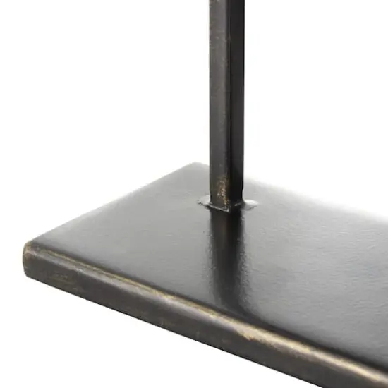 Black Metal Modern Abstract Easel Set {8}