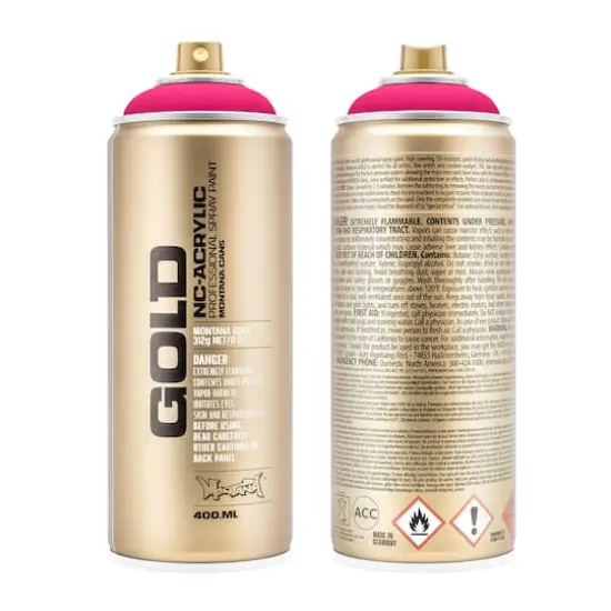 Montana&trade; Gold Acrylic Professional Spray Paint F4000 Gleaming Pink {1}