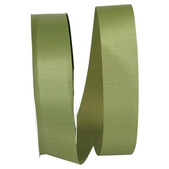 JAM Paper 1.5" x 100yd. Grosgrain Allure Ribbon Moss {1}