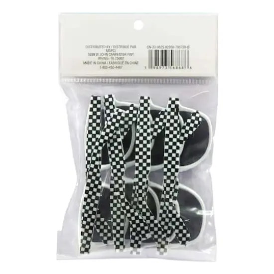 Black & White Checker Sunglasses, 4ct. by Celebrate It&trade; {5}