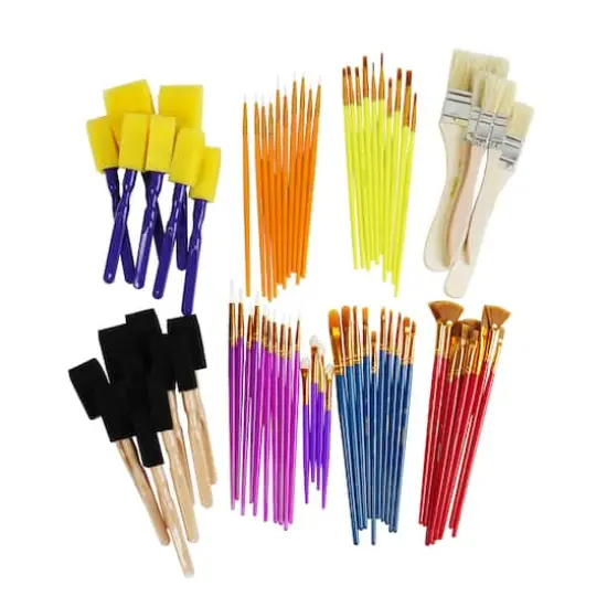 Multi-Purpose 75 Piece Brush Set by Craft Smart&reg; {1}