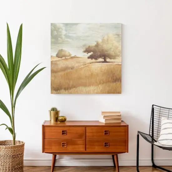 Golden Wheat Field Canvas Wall Art {5}