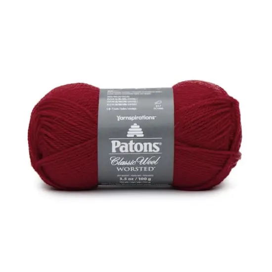 Patons&reg; Classic Wool Worsted&trade; Yarn Bright Red {1}