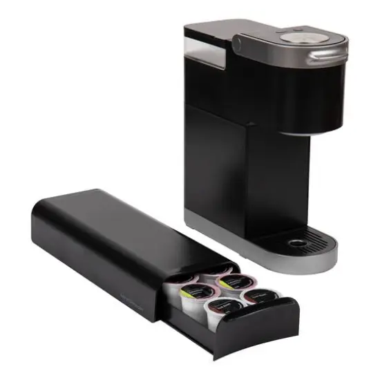 Mind Reader Black Compact Single Serve Coffee Pod Holder Coffee Station and Pod Capsule Storage Organizer {6}