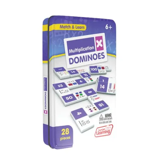 Junior Learning&reg; Match & Learn Multiplication Dominoes {3}