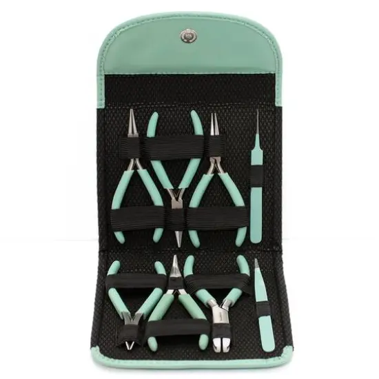 The Beadsmith&reg; Beader's Tool Set Aqua {7}