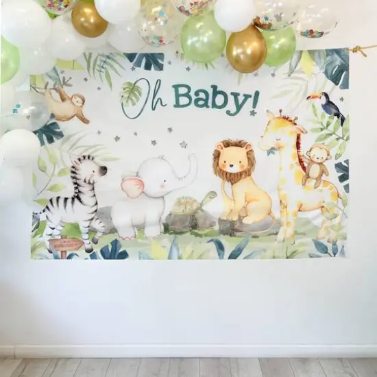 Kate Aspen&reg; Safari Baby Shower Photo Backdrop {3}