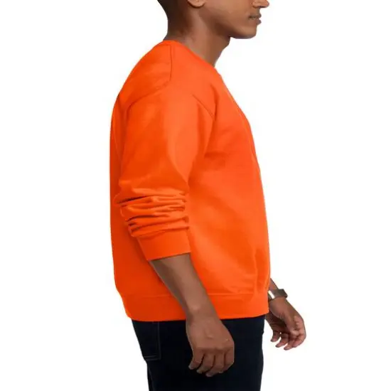 Fruit of the Loom Eversoft Fleece Crew SweatshirtSafety Orange {5}