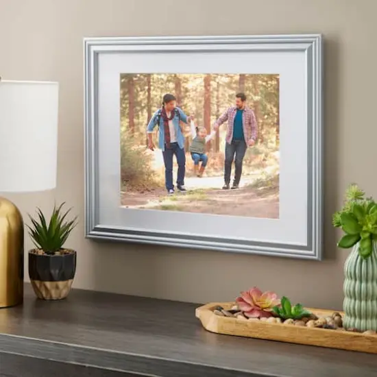 Lifestyles Silver Frame with Mat by Studio D&eacute;cor&reg; {3}