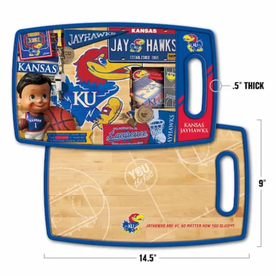 College Retro Series Cutting BoardKansas Jayhawks {3}