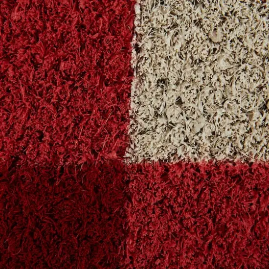 DII&reg; Red & White Buffalo Check Doormat {5}
