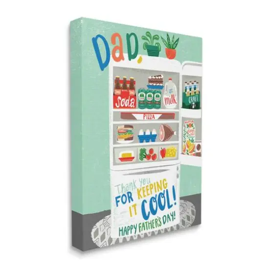 Stupell Industries Keeping It Cool Father's Day Canvas Wall Art {4}