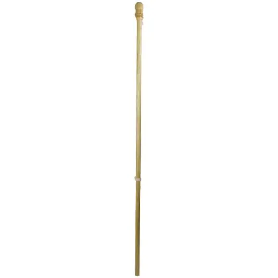 5ft. Wooden Flagpole with Anti-Furling Ring & Bracket Kit {1}