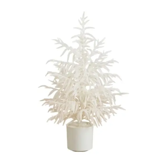 3ft. Artificial Real Touch White Norfolk Island Pine Christmas Tree with Natural Look {1}