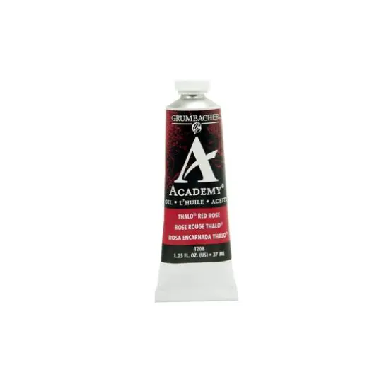 Grumbacher&reg; Academy&reg; Oil Color, 37mL Thalo Red Rose {1}
