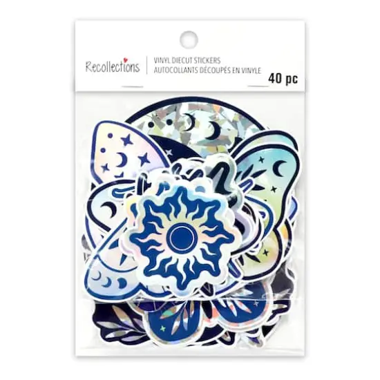 Holographic Mushroom Vinyl Die Cut Stickers by Recollections&trade; {5}